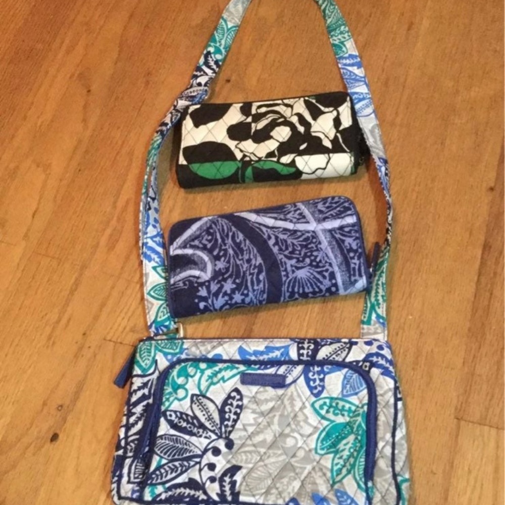 Vera Bradley Purse & (2) Wallets